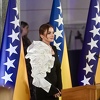 Mirela Bećirović u upečatljivoj kreaciji na prijemu u Vijećnici: Haljina s neobičnim dodatkom