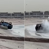 Opasna zabava na plaži u Kuvajtu, vozač "lansiran" iz prevrnute Toyote FJ Cruiser