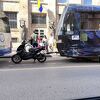 Sudar motocikla i autobusa u centru Sarajeva, nakratko bio obustavljen i tramvajski saobraćaj