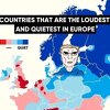 Gdje u Evropi žive najglasniji, a gdje najtiši ljudi: Linija je "posred BiH"