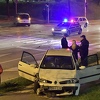 Saobraćajna nesreća u Sarajevu: Od jačine udara automobil završio na trotoaru