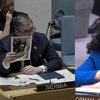 Burno u New Yorku: Vučić pokazao fotografiju Srpkinje, tvrdi da je silovana i ubijena na Kosovu