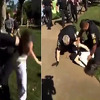 Snimak hapšenja profesorice na propalestinskim demonstracijama zgrozio svijet: Policajac je bacio na zemlju