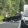 Saobraćajna nesreća kod Konjica, automobil završio na krovu