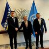 Bećirović i Komšić se sastali s generalnim sekretarom UN-a: Rezolucija o Srebrenici je civilizacijiski korak