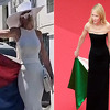Jelena Karleuša iskopirala Cate Blanchett: Na glasanju u Beogradu pojavila se u haljini s trobojkom