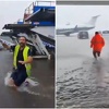 Obilna kiša poplavila Mallorcu: Voda probijala i kroz krovove, osoblje plivalo na aerodromu