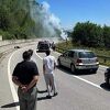 Zapalio se automobil na putu Novi Travnik - Bugojno, vatrogasci ugasili požar