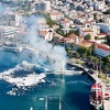 U Makarskoj izgorjela 35 metara duga jahta čiji je vlasnik iz Hercegovine