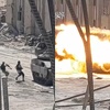 Nevjerovatan snimak iz Rafaha: Borci Hamasa prišli izraelskom tenku i na njega postavili eksploziv