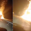 Na autoputu Drugovići - Prnjavor izgorio kamion, saobraćaj potpuno obustavljen