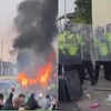 Engleska: Demonstranti gađali džamiju ciglama i povrijedili policajce nakon ubistva djevojčica