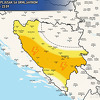 Dijelove BiH danas očekuju lokalni pljuskovi i grmljavina