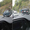 Teška saobraćajna nesreća u mjestu Grabovica na putu Mostar - Jablanica, auti završili na krovu