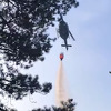 Požar na Vrtaljici iznad Konjica od jutros gase helikopteri Oružanih snaga BiH