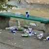 Sarajevo: Vilsonovo šetalište prepuno smeća nakon sinoćnje zabave