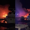 Biograd na Moru: Izgorjela jahta u marini, objavljen i snimak
