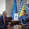 Johann Sattler došao u oproštajnu posjetu Denisu Bećiroviću, naglašena važnost EU puta za BiH