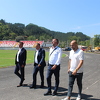 Vlada FBiH na čelu sa Nikšićem posjetila Konjic: Obišli gradski stadion, izvode se finalni radovi