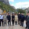 Članovi Vlade FBiH posjetili poplavama pogođena područja, Nikšić bio u Konjicu i Jablanici