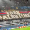 Navijači PSG-a podigli spektakularnu koreografiju o Palestini: Rat na terenu, ali mir u svijetu