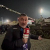 Tenk ispred Marakane ostavio u čudu novinara iz Španije: "Šta ovo radi ovdje?"