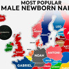 Objavljena mapa Evrope koja otkriva najpopularnija muška imena za novorođenčad: Ovo je najčešće ime u BiH