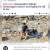 Najveći izraelski list: Netanyahu sprovodi etničko čiščenje na sjeveru Gaze