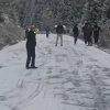 Snijeg stvorio problem na cesti Pale - Jahorina, nakratko bio obustavljen i saobraćaj