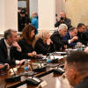 Predstavnici Trojke, SNSD-a i HDZ-a na sastanku državne koalicije u Banjoj Luci