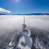 Sarajevo je uprkos suncu koje probija okovano maglom, pogledajte kako izgleda iz zraka