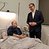 Vučić posjetio Dodika u bolnici, podijelio fotografiju iz bolničke sobe