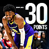 Ipak nije samo "tatin sin": Bronny James ubacio 30 poena za 25 minuta u filijali Lakersa