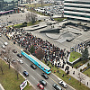 Pogledajte kako su iz zraka izgledali protesti pred državnim parlamentom u Sarajevu