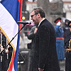 Vučić i Dodik prisustovovali podizanju zastava Srbije i RS-a u centru Banje Luke