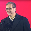 Vučić na skupu u Sremskoj Mitrovici: "Posebno hvala vama iz Doboja, žele nas jadne i na koljenima"