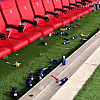 Real na udaru kritika: Pogledajte u kakvom stanju su ostavili klupu na stadionu Atletica