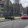 Saobraćajna nesreća na Dobrinji, učestvovali motocikl i automobil