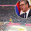 Arena u Beogradu grmjela pogrdnim skandiranjem Vučiću, Grobari ga žestoko vrijeđali