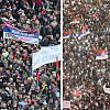 Arhiv javnih skupova: Vučićevom protestu prisustvovalo 55.000 osoba, studenti u martu okupili 325.000