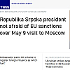 Izjava Dodika da se "ne boji sankcija iz EU" zbog odlaska u Rusiju glavna vijest na ruskom TASS-u