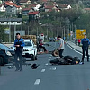 U sudaru automobila i motocikla u Bugojnu povrijeđena jedna osoba
