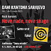 U amfiteatru Doma Mladih 9. maja nastupaju sarajevski punk rock bendovi: "Samo srce", "Fakat" i "Fuzzlija"