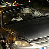 Saobraćajna nesreća na Ilidži: Automobil završio gotovo na tramvajskim šinama, pričinjena veća šteta