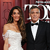 George Clooney sa suprugom Amal na dodjeli nagrada: Nakon ofarbane, vratio se prepoznatljivoj sijedoj kosi