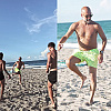 Guardiola usred SP-a uživao na plaži i pokazao formu u 55. godini, ima još čarolije u nogama