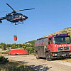 Vatrogasci se i jutros bore s požarom kod Trebinja, vatra na 150 metara od kuća