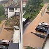 Kiša prouzrokovala probleme u Novom Sarajevu: Aktivirana bujica, građani strahuju od klizišta.