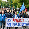 Prosvjetni radnici u Sarajevu organizovali protestnu šetnju: "Obrazovni sistem potpuno je derogiran"