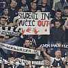KK Partizan zbog transparenta "Vučić out" oduzeo navijaču sezonsku ulaznicu